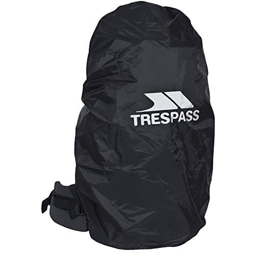 Image of Trespass Rucksack Cover Rain - 1500mm Waterproof, Drawcord & Toggle Adjustment, Sizes: Small 10-25L, Medium 35-50L, Large 60-75L, 210T Polyester Ripstop