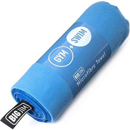 Image of Microfibre Towel, Quick Drying - EXTRA LARGE for Gym, Fitness, Swimming, Sports, Travel, Camping, Hiking, Beach, Yoga, Pilates, Bath, Shower | Super Absorbent, Compact, Lightweight | Extra Large | 180 x 90 cm | by Big Jim (X-Large)