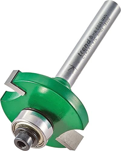 Image of Trend CraftPro Slotting Router Cutter, 1/4 Inch Shank, 6.3mm Cutting Depth, 31.8mm Diameter, Tungsten Carbide Tipped, C145X1/4TC