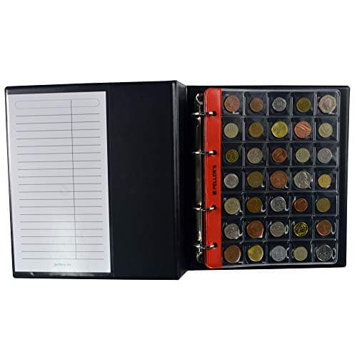 Image of Collection Album, 350 Small Coins up to 0.91" (23mm), 10 Sheets & dividers. For: pence, cents. Coin album M