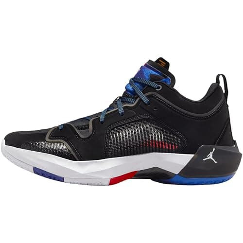 Image of AIR Jordan XXXVII Low Adult DQ4122-061, Black/White-university Red, 11 UK