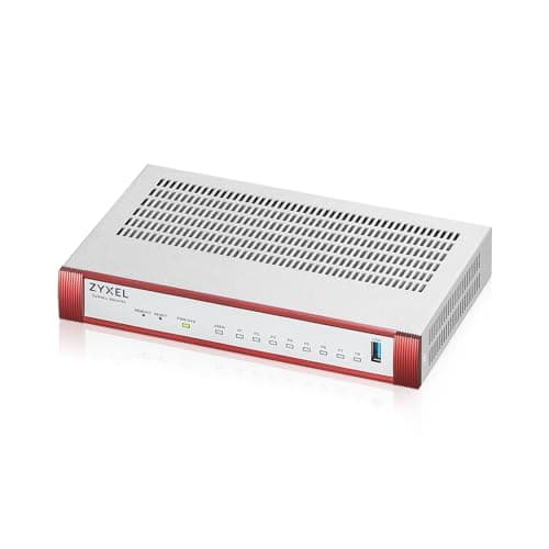 Image of Zyxel USGFLEX100H Cyber Security Firewall | 4 Gbps, Up to 50 Users | Hardware Only | 8x Gigabit Ports | IPSec/SSL VPN, IPS Anti-Malware, UTM | Nebula Cloud | Fanless