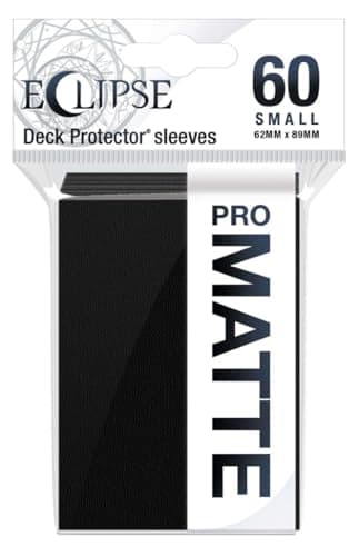 Image of Ultra Pro - Eclipse Matte Small Sleeves 60 Pack - Jet Black