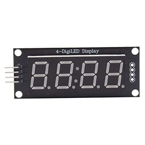 Image of Walfront 4 Digit 7 Segment LED Display Module High Brightness Digital Tube 5V Green for Projects Clocks Calculators Industrial Equipment