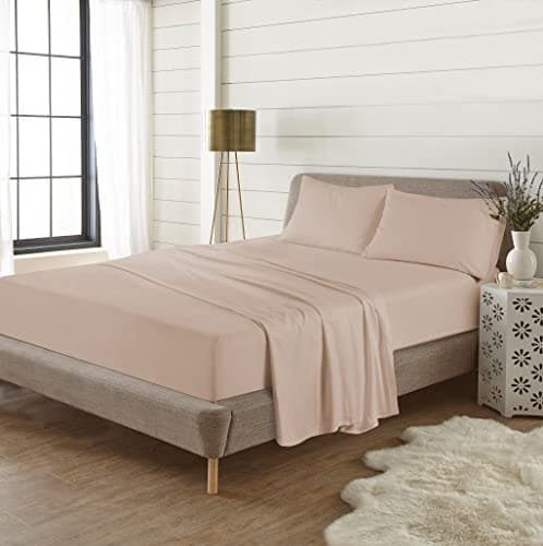 Image of Luxury Thermal Flannelette Flat Sheet – 100% Brushed Cotton Bedding – Super Soft & Warm – Breathable, Durable & Cosy Flat Sheets – Single, Double, King & Super King (Latte, Single)