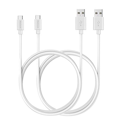 Image of MaGeek USB Type C Cable, (2-Pack) (1.8m / 6ft) Extra Long USB C to USB 2.0 Cables for Samsung Galaxy S8,S8 Plus, Nexus 6P, LG G6, new MacBook, Google Pixel XL,OnePlus2 and more (White)