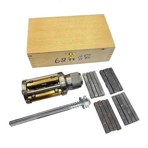 Image of Rahish Tools Engine Cylinder Hone Kit 62mm to 88mm Adjustable Handheld Honing Machine Tool Kit with 16 Stones Sizes 3"x3/8"x3/8" - Works for Mid-size to Larger Car Engines