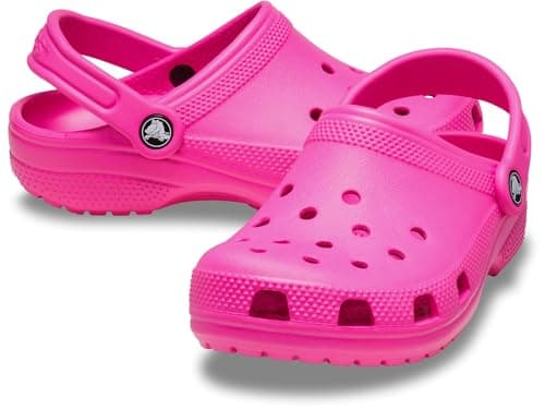 Image of Crocs Unisex Kids Classic Clog K Clogs, Pink Crush, 4 UK