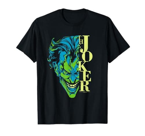 Image of Batman Split Joker Stare T-Shirt