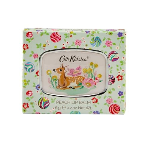 Image of Cath Kidston Lip Balm 6g and Compact Mirror, Shea Butter and Hyaluronic Acid, Essential Oils of Coconut and Olive, Pocket and Travel Size, Vegan and Cruelty Friendly, Beauty Gift For Her
