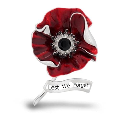 Image of Poppy badges and pins brooches pin for women poppy pin badges shawl pin hat pin versatile brooches for women remembrance day brooch poppy brooch