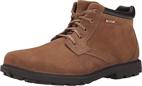 Image of Rockport Men's Rugged Bucks Waterproof Ankle Boot, Boston Tan, 9.5 W US