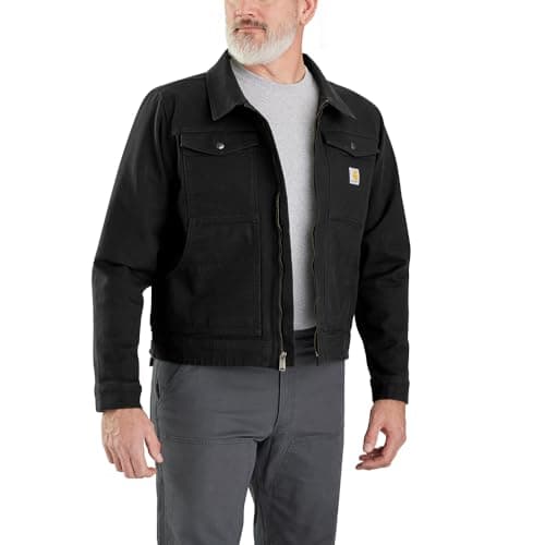 Image of Carhartt 105748 Relaxed Fit Rugged Flex Duck Jacket BLACK L