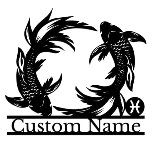 Image of Personalized Constellation Metal Wall Art - Custom Zodiac Star Sign Decor with Name - Capricorn, Aries & All 12 Horoscope Signs - Unique Astronomy Gift for Home & Office (Constellation A)