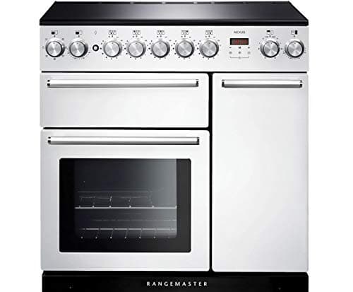 Image of Rangemaster NEX90EIWH/C Nexus 90 Induction White 90cm Electric Range Cooker