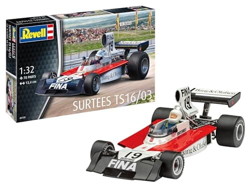 Image of Revell 07739 Surtees TS16/03 1:32 Scale Unbuilt/Unpainted Plastic Model Kit