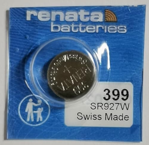 Image of Renata / Swatch Group - Silver oxide button cell 399 RENATA 1.55V 55mAh - Blister x 1