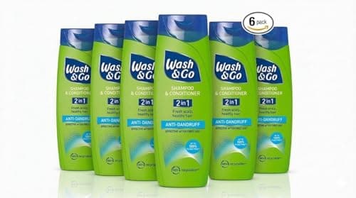 Image of Wash & Go Anti-dandruff 2 in 1 Shampoo & Conditioner, For All Hair Types, Bulk Pack x 6 bottles