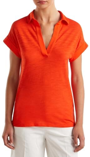 Image of United Colors of Benetton Women's T-Shirt, red, XXS