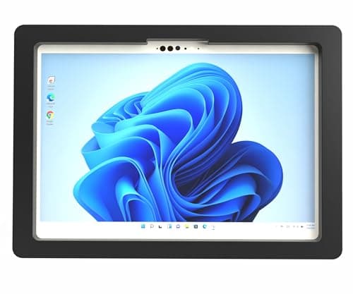 Image of TABcare Security Anti-Theft Acrylic VESA Case for Dell Latitude 7320 Detachable Tablet with Wall Mount Kit (Black, Latitude 7320 Detachable)