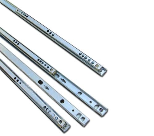 Image of 4 Pairs Metal Ball Bearing Drawer runner Pr 342mm draw depth for 17mm