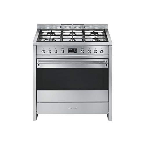 Image of Smeg Opera A1-9 90cm Dual Fuel Range Cooker - Stainless Steel