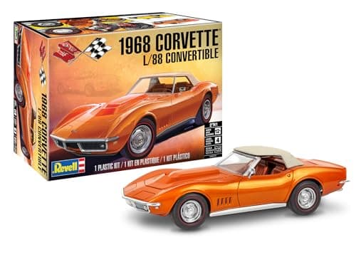 Image of Revell Monogram 14572 - '68 Corvette L-88 Roadster 1:25 Scale - Unbuilt/Unpainted Plastic Model Kit