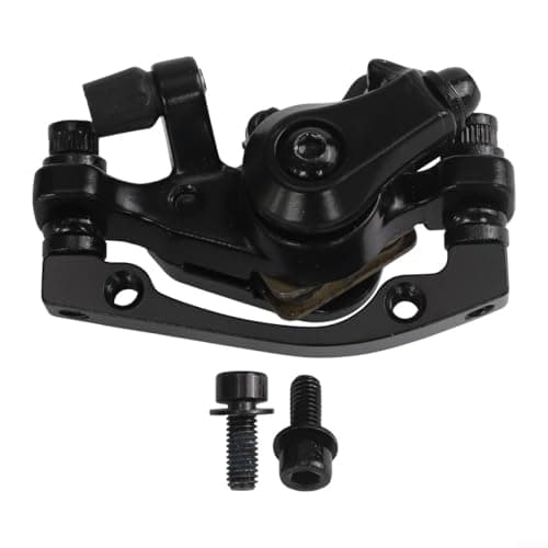 Image of Front and Rear Mechanical Disc Brake Caliper with 160MM Alloy Clip, Suitable for Mountain Bikes, Road Bikes, and Folding Bikes with Standard Rotors (front black)