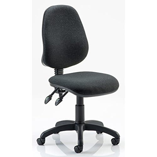 Image of Dynamic Eclipse II Lever Task Operator Chair without Arms - Charcoal
