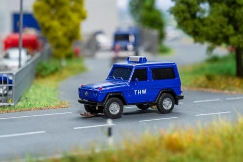 Image of FALLER 161447 SUV MB G-Class THW (HERPA) - Scale H0