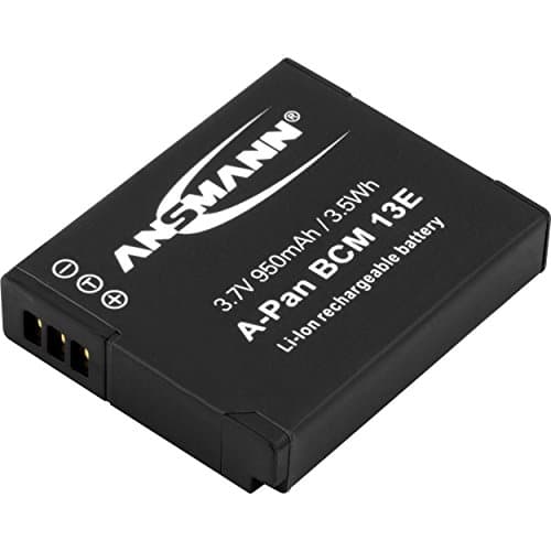 Image of ANSMANN Li-Ion 3.7V Camera Battery Replacement For DMW-BCM 13E [Pack of 1] Compatible with Panasonic Cameras Including Panasonic Lumix DMC-TZ 41/ TZ 55/ TZ 56, FT 5 & Many More - 5 Year Warranty