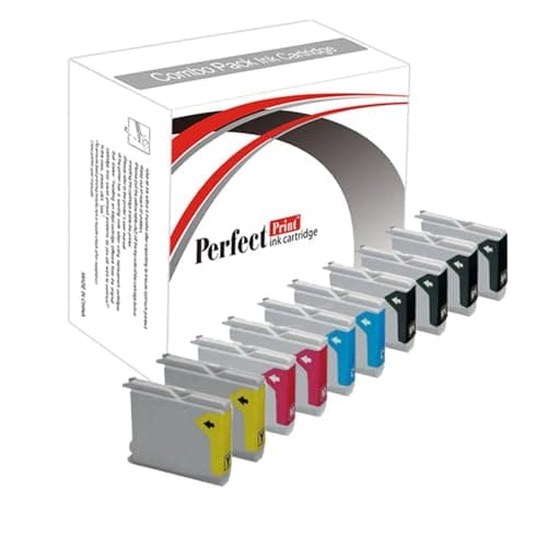 Image of 10 PerfectPrint Compatible Ink Cartridge Replace LC-970 For Brother DCP 130C 135C 150C 153C 157C 330C 350C DCP 540CN 560CN 750CW 770CW MFC 230C 235C 240C 260C 440CN 465CN 660CN 665CW 680CN 685CW 845CW 885CW 3360C 5460CN 5860CN