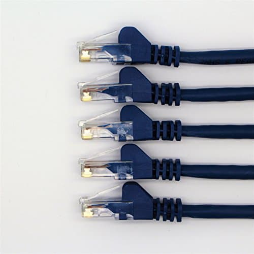 Image of RGB Networks Ltd 5-Pack 0.5m RJ45 Cat 6 Ethernet Patch LAN Network Cable (5-Colour Bundle) - R1300A (0.5, Blue)