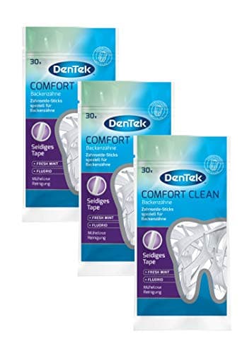 Image of Dentek Confort Clean Floss Picks – Deodorant Stick (3 Packs of 30)