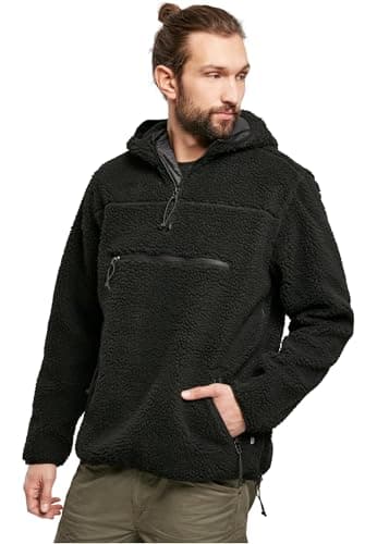 Image of Brandit Teddyfleece Worker Pullover, color: black, size: XXL