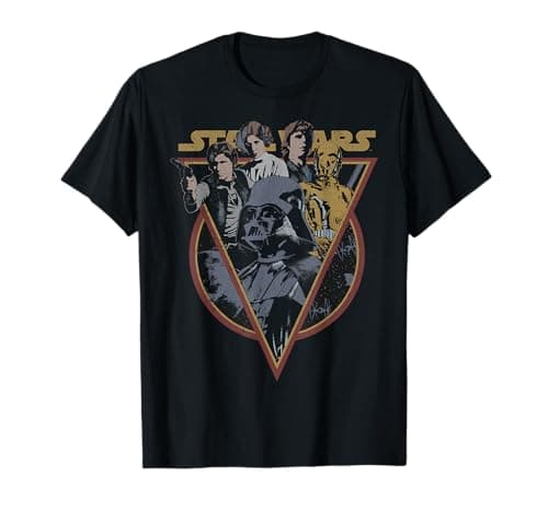 Image of Star Wars Retro Characters Vintage Style T-Shirt T-Shirt