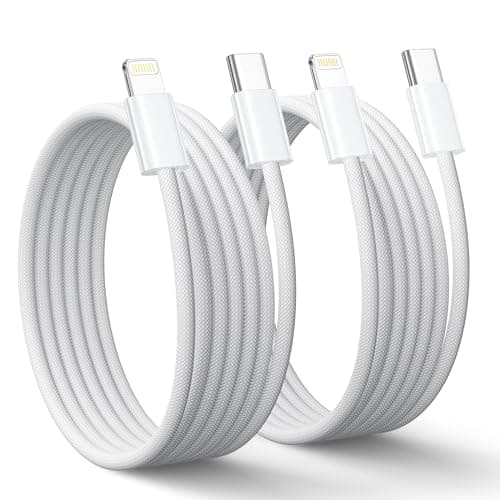 Image of USB C to Lightning Cable 2Pack 1M/3.3FT, [Apple MFi Certified] iPhone Charger USB C PD Fast Lightning to Type C Cable for iPhone 14/13/12/11 Pro Max/14 Plus/13 12 Mini/XS/XR/X/8 Plus and more