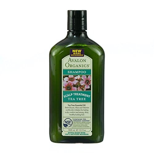 Image of Pack of 12 x Avalon Organics Scalp Treatment Tea Tree Shampoo - 11 fl oz