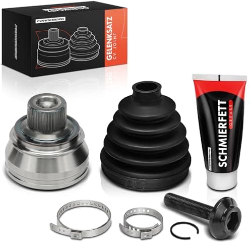 Image of Frankberg Joint Kit Drive Shaft Front Axle Compatible with A4 8K2 A4 Allroad 8KH A4 Avant 8K5 A5 8T3 A5 Cabriolet 8F7 A5 Sportback 8TA A6 4G2 4GC A6 Avant 4G5 4GD Replace# 8K0498099