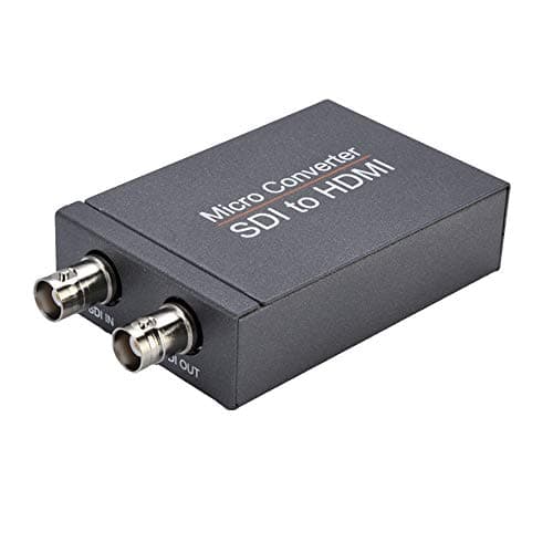 Image of SDI to HDMI Converter, SDI to HDMI Audio De-embedder Support 3G-SDI, HD-SDI, SD-SDI Auto Format Detection and Stereo Audio De-embedder