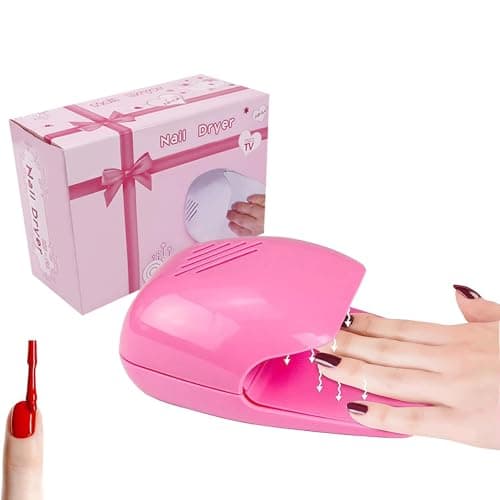 Image of XiXiYang Air Nail Dryer,Small Nails Electric Nail Polish Fan Dryer Portable Quick Dry Air Nail Blower Polish Drying Fan Kids for Fingernail Toenail Regular Nail Polishes As Gift for Kids