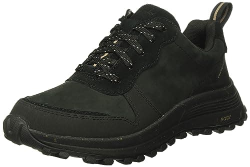 Image of Clarks Women's ATL Trek Free Wp Trainers, Black Nubuck, 3 UK
