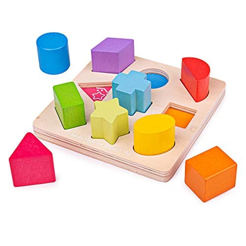 Image of Bigjigs Toys Wooden My First Shapes Sorter Puzzle