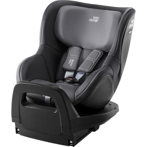 Image of BRITAX RÖMER Child Car Seat DUALFIX M i-Size, for Babys and Children from 61-105 cm (i-Size) with ISOFIX, 3 Months - 4 Years, Midnight Grey