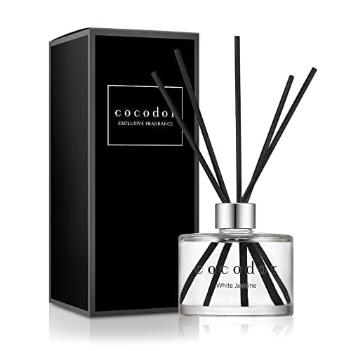 Image of COCODOR Signature Reed Diffuser Set/White Jasmine / 6.7oz /1 Pack/Home Fragrance Diffuser, Oil Scent Diffuser for Bathroom Shelf Decor