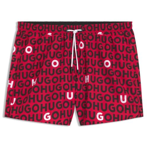 Image of Hugo Men's Tortuga 10262303 01 Swim_Short, 612Medium Red,