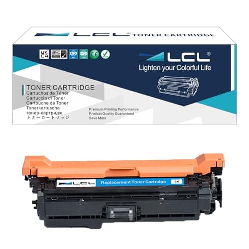 Image of LCL Remanufactured Toner Cartridge CE401A 507A (1 Cyan) Replacement for HP Laserjet Enterprise 500 color M551 M551N M551DN M551XH M575f M575c M575dn M570dw