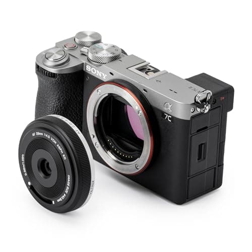 Image of VILTROX 28mm f4.5 Pancake Lens for Sony E Mount, 28mm f/4.5 FE Chips-Size Ultra-Thin Full Frame Lens for Sony E