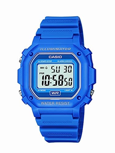 Image of Casio F108WH Series | Men's Digital Watch | Illuminator | Water Resistant | LED Light | Daily Alarm | 1/100 SEC Stopwatch | 3 Hands (HR, Min, SEC) | Date/Day Display | Daily Alarm | 7 Year Battery,