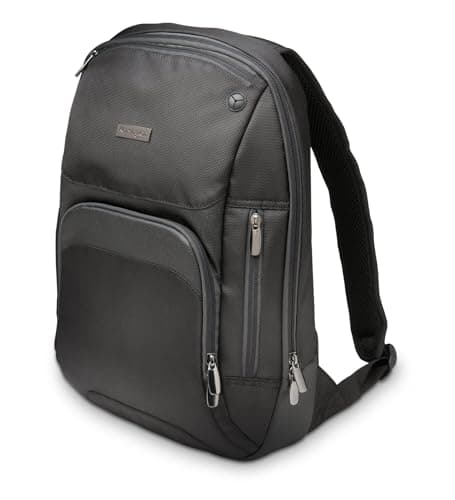 Image of Kensington Ultrabook Backpack - TripleTrek 13.3" inch Laptop Rucksack for Men & Women, backpack with SnugFit Protection System to keep UltraBook, laptop or notebook safe (K62591EU), Black (Nero)